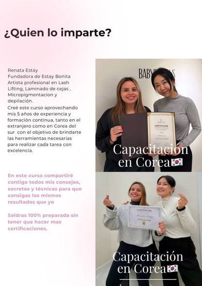 CURSO DE LIFTING DE PESTAÑAS TRADICIONAL / COREANO (Presencial)